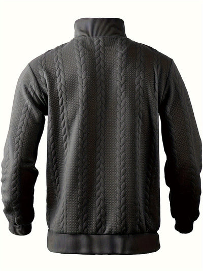 Rafael Vintage-Herrenpullover mit Reißverschluss