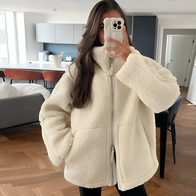 ELINOR | TEDDY-FLEECE-JACKE ELINOR