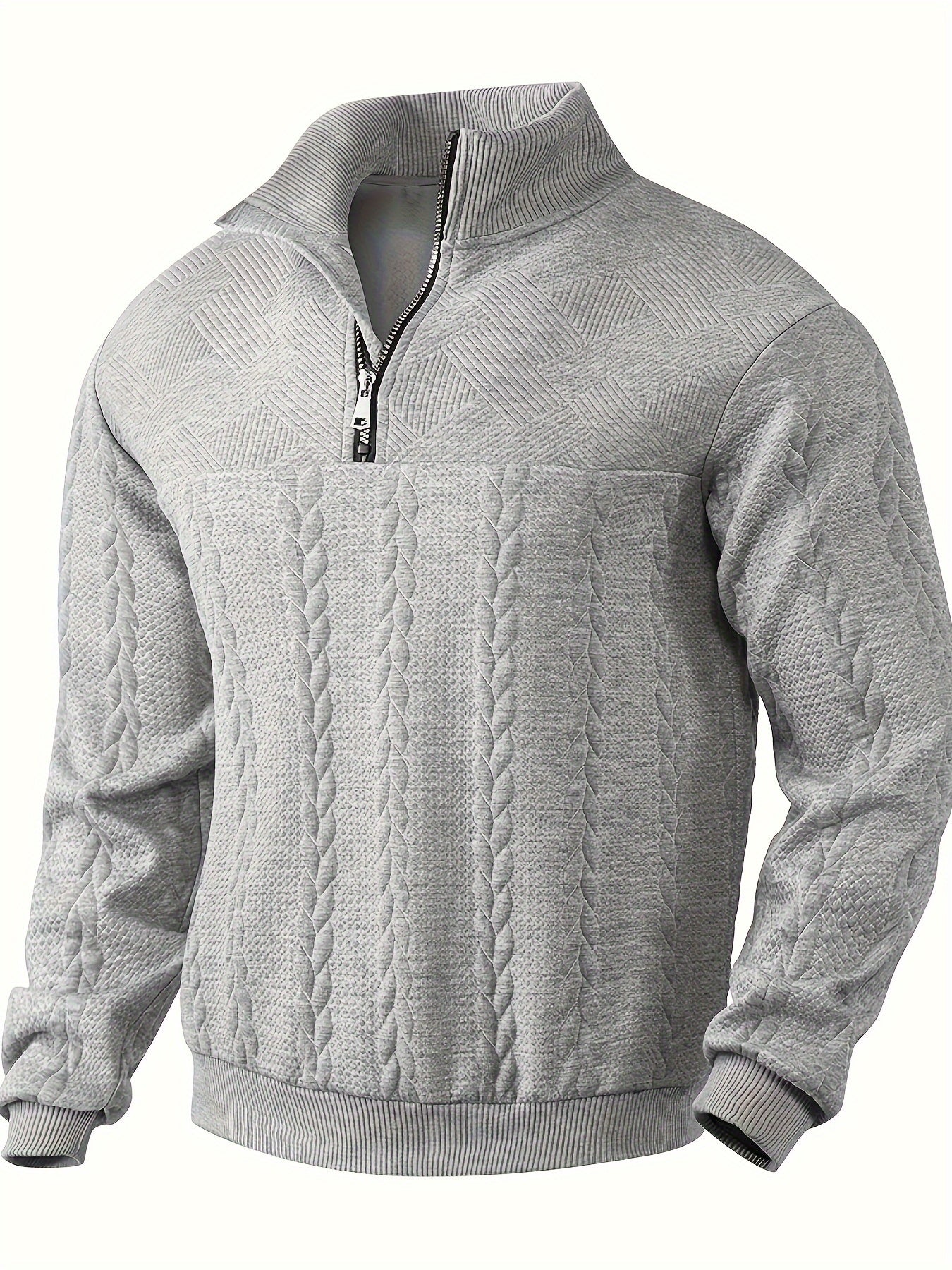 Rafael Vintage-Herrenpullover mit Reißverschluss