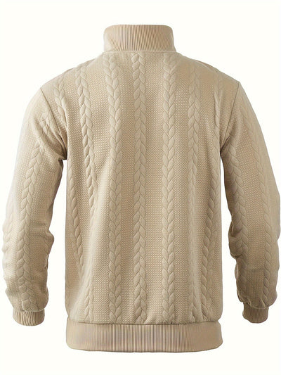 Rafael Vintage-Herrenpullover mit Reißverschluss